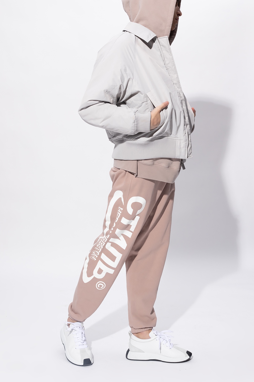 Heron Preston Logo-patched sweatpants